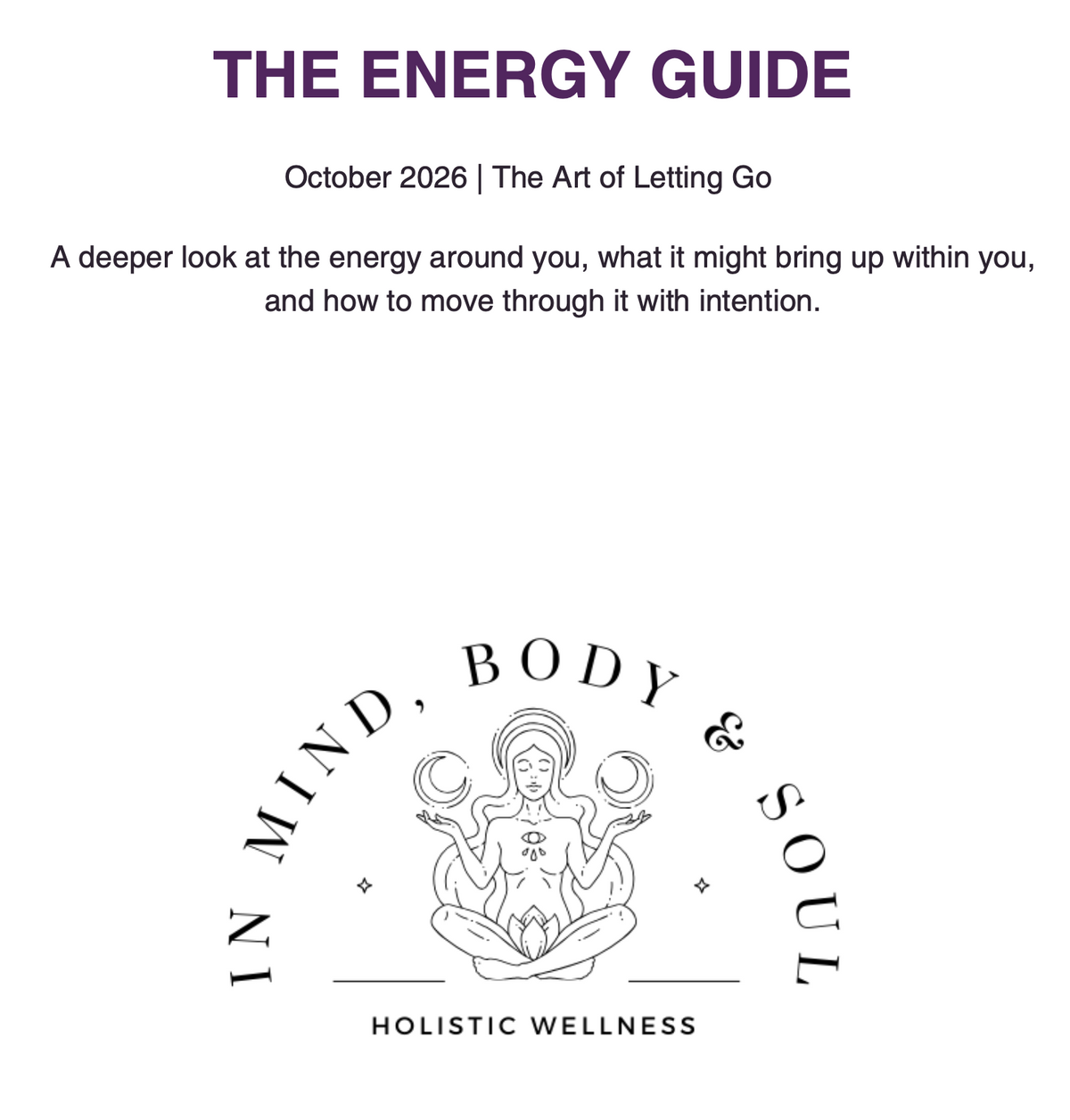Late October 2026 Energy Guide ✨