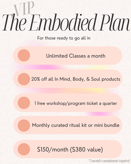 The Embodied Membership Plan