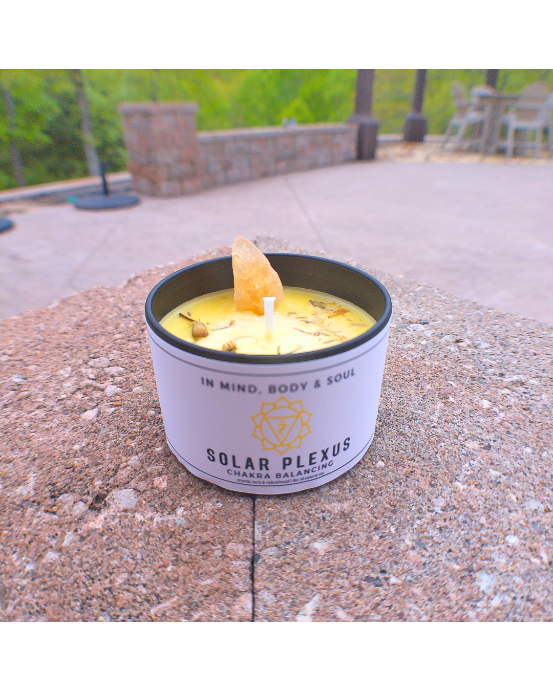 Fresh Lemon Solar Plexus Chakra Candle