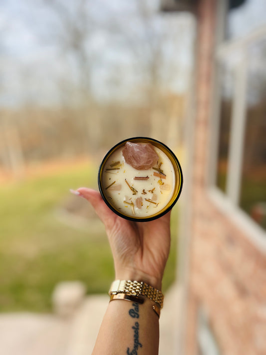 Pink Prosecco Energy Healing Candle